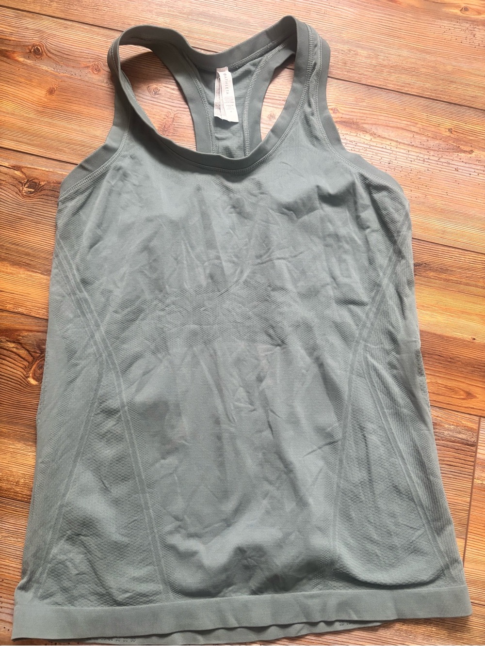 Athleta Sage Green Racerback Performance Tank